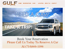 Tablet Screenshot of gulfrentalcars.com